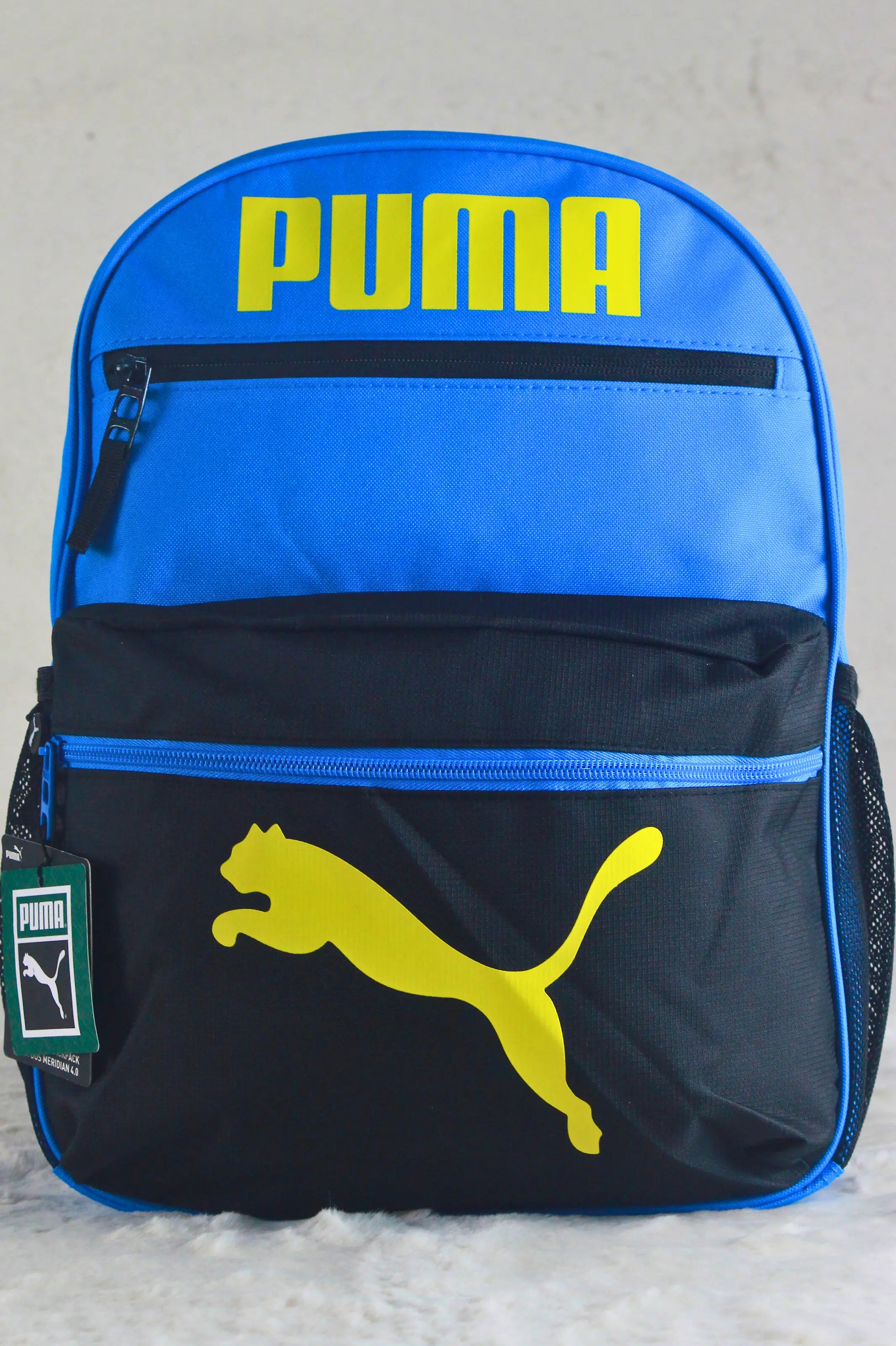 PUMA Blue/Black Backpack with 15" Laptop Sleeve | School & University