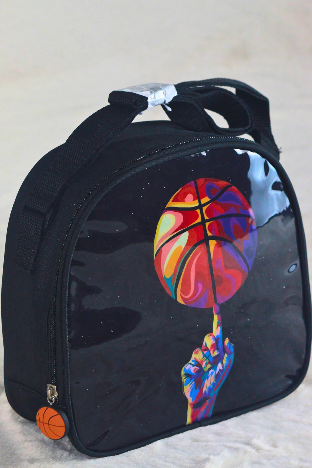 5-in-1 Basketball Kids School Backpack Set – Bag, Lunch Bag, Lunch Box, Bottle & Pouch
