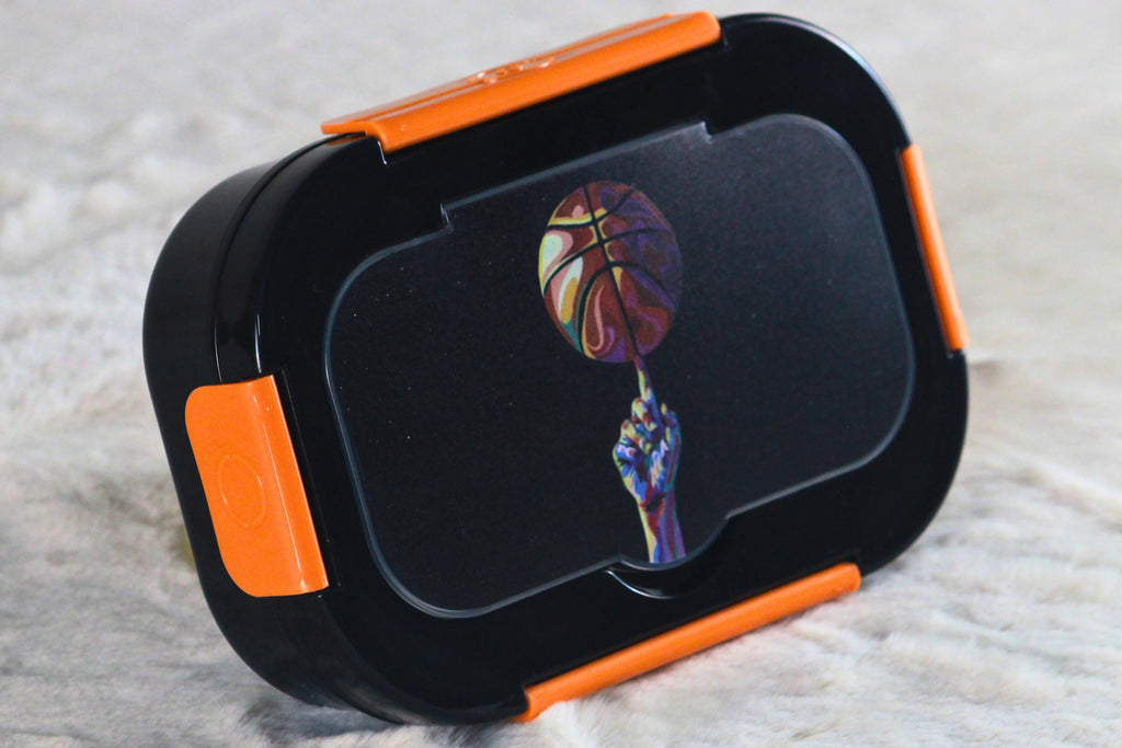 5-in-1 Basketball Kids School Backpack Set – Bag, Lunch Bag, Lunch Box, Bottle & Pouch