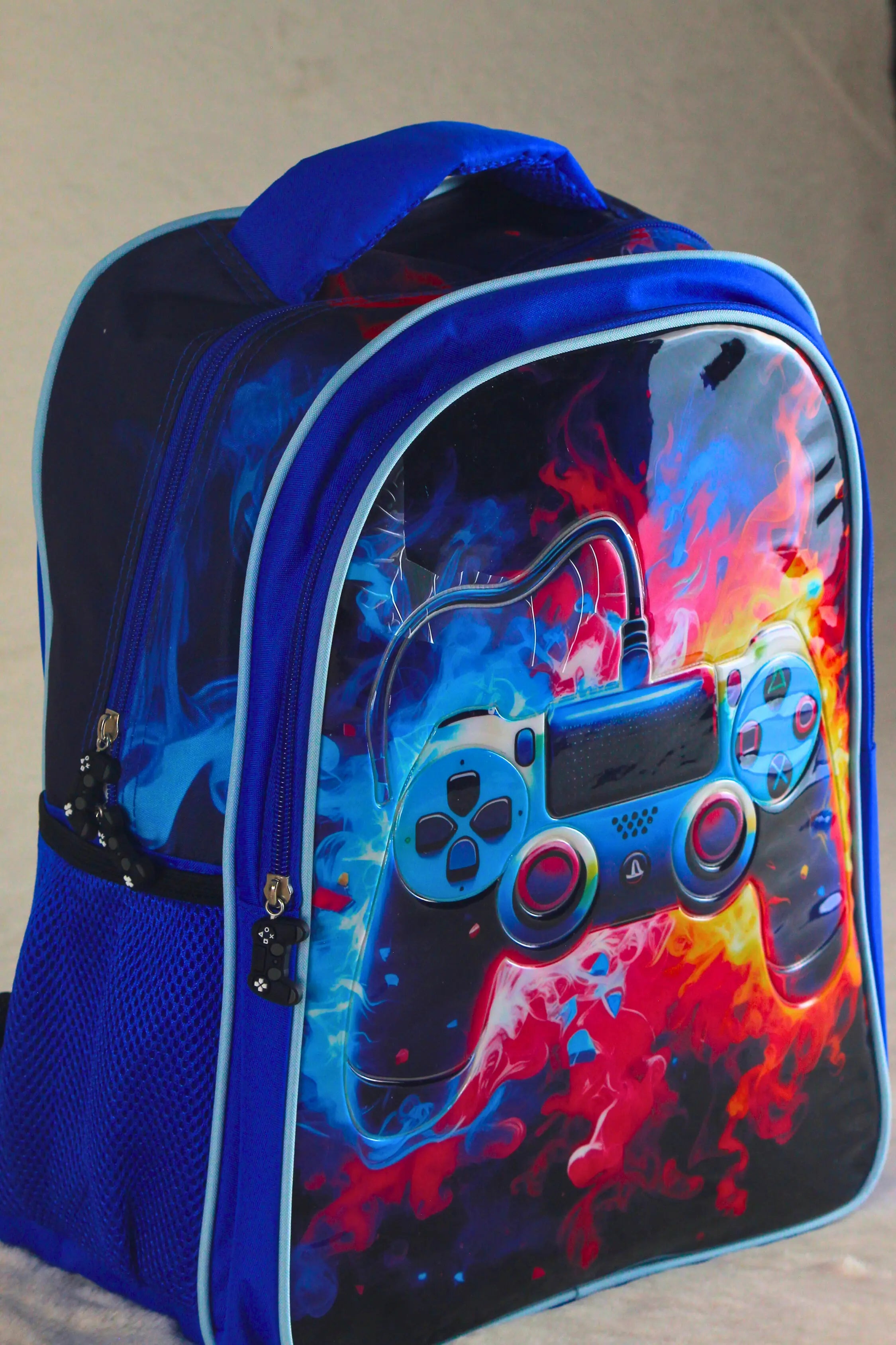 5-in-1 PlayStation-Themed Kids School Backpack Set – 16" Bag, Lunch Bag, Lunch Box, Bottle & Pouch