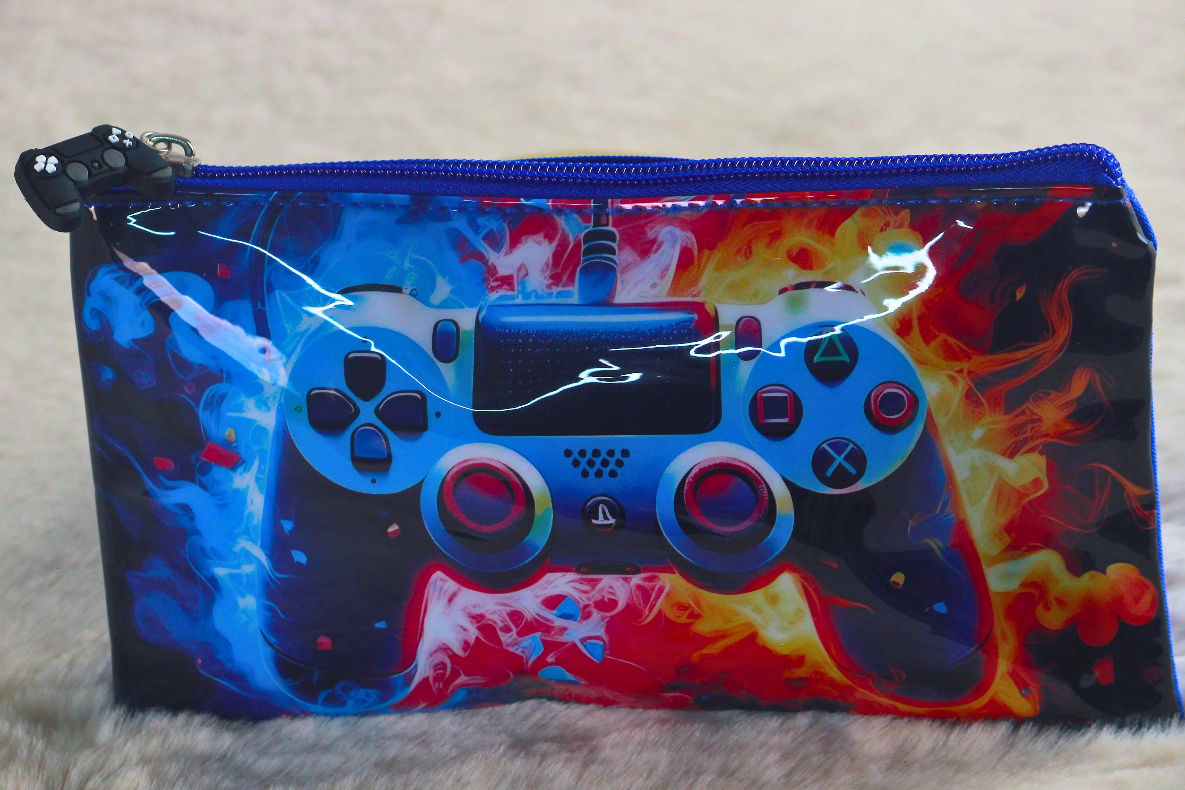 5-in-1 PlayStation-Themed Kids School Backpack Set – 16" Bag, Lunch Bag, Lunch Box, Bottle & Pouch