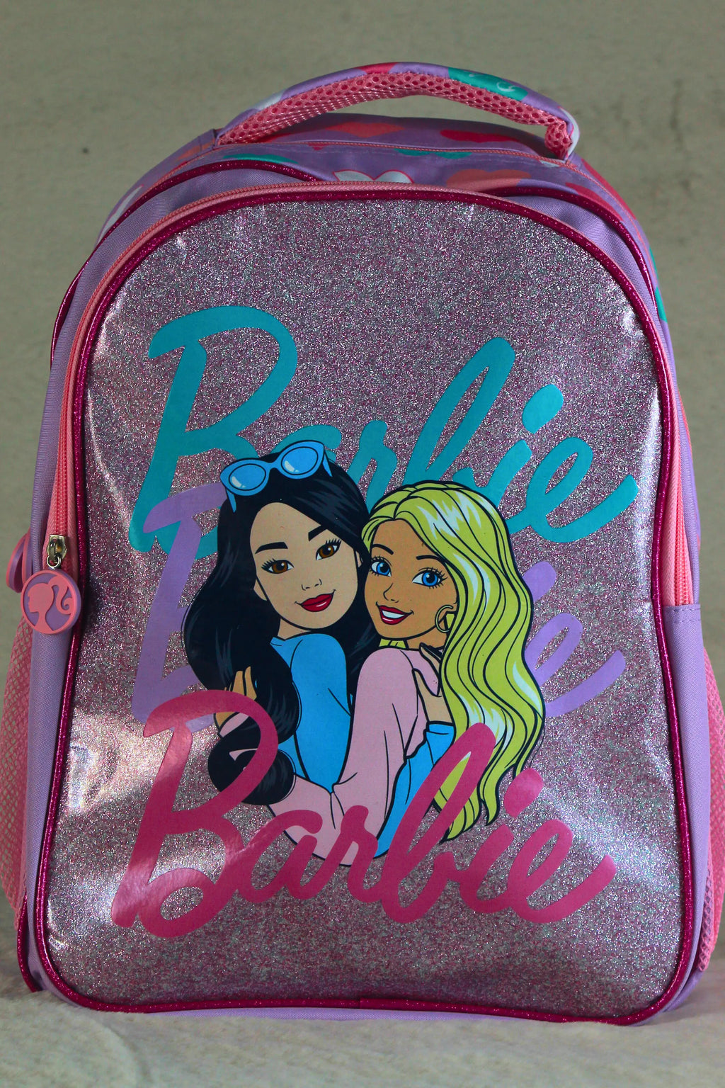5-in-1 Barbie-Themed Kids School Backpack Set – 16" Bag, Lunch Bag, Lunch Box, Bottle & Pouch