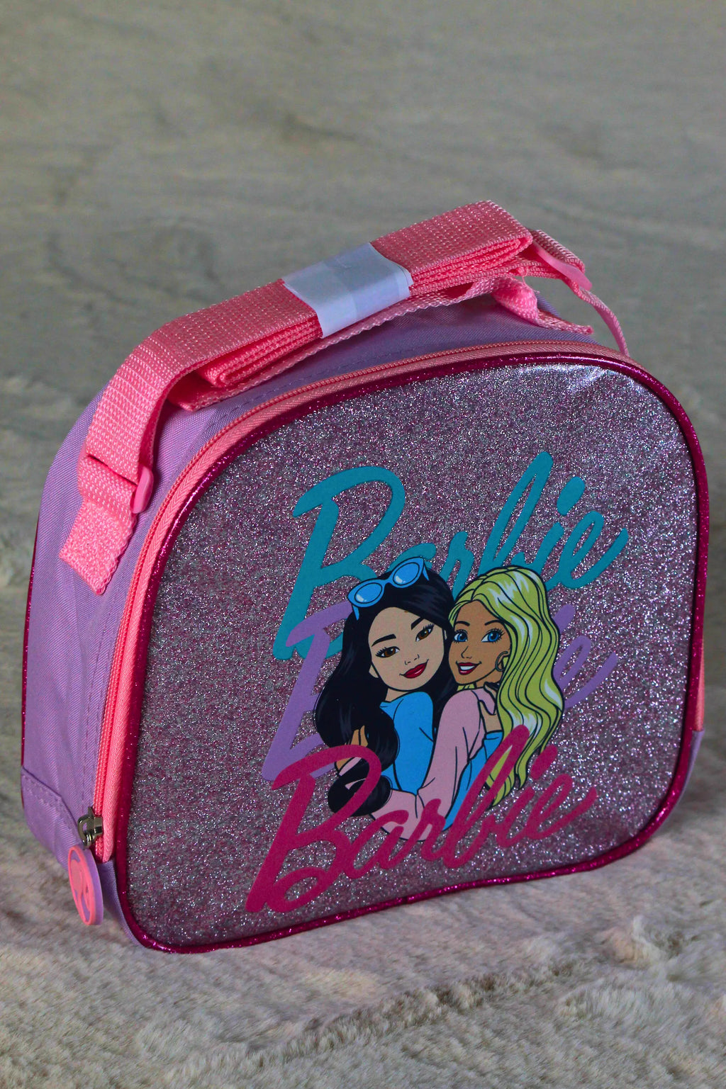 5-in-1 Barbie-Themed Kids School Backpack Set – 16" Bag, Lunch Bag, Lunch Box, Bottle & Pouch