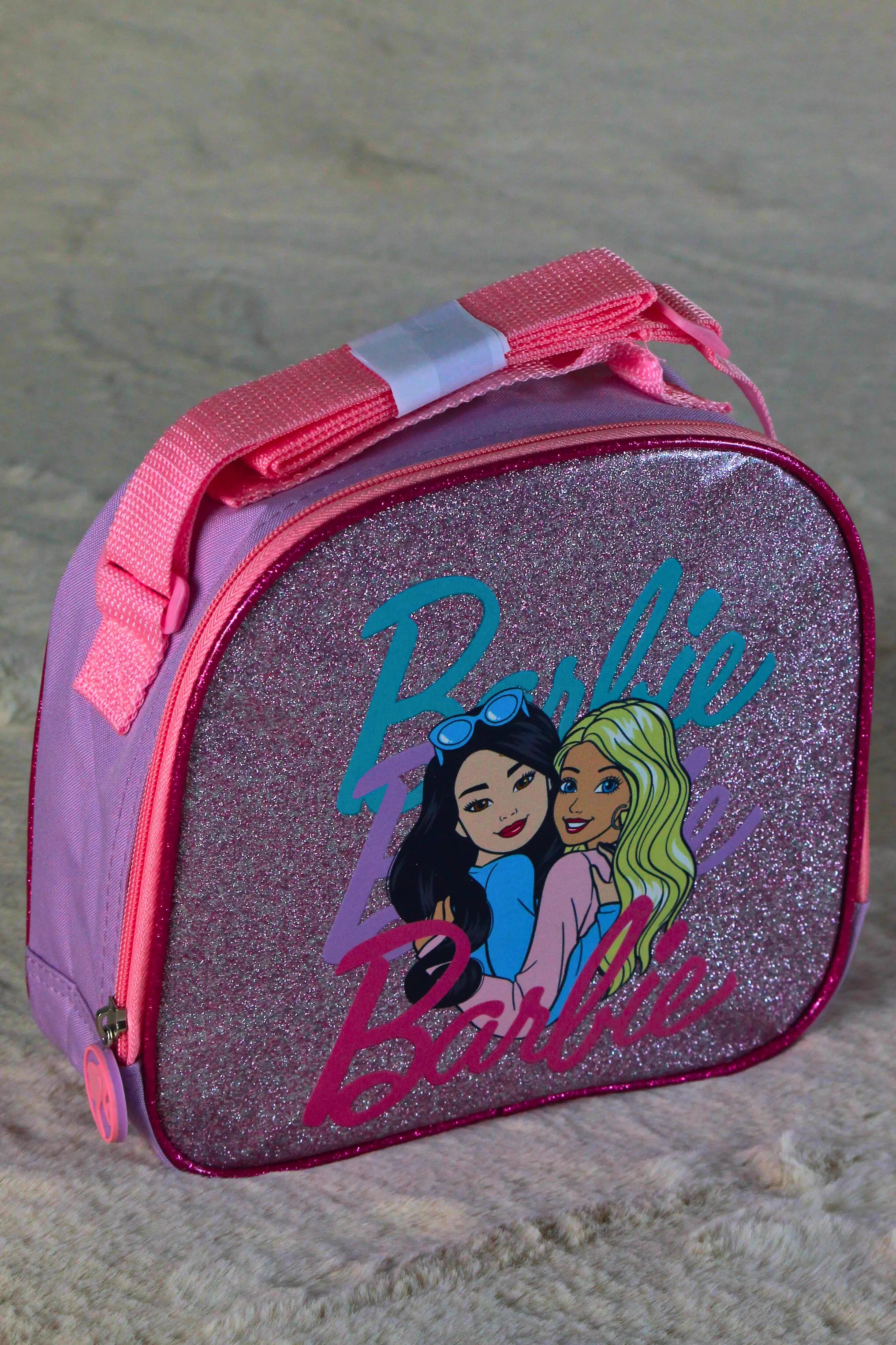 5-in-1 Barbie-Themed Kids School Backpack Set – 16" Bag, Lunch Bag, Lunch Box, Bottle & Pouch