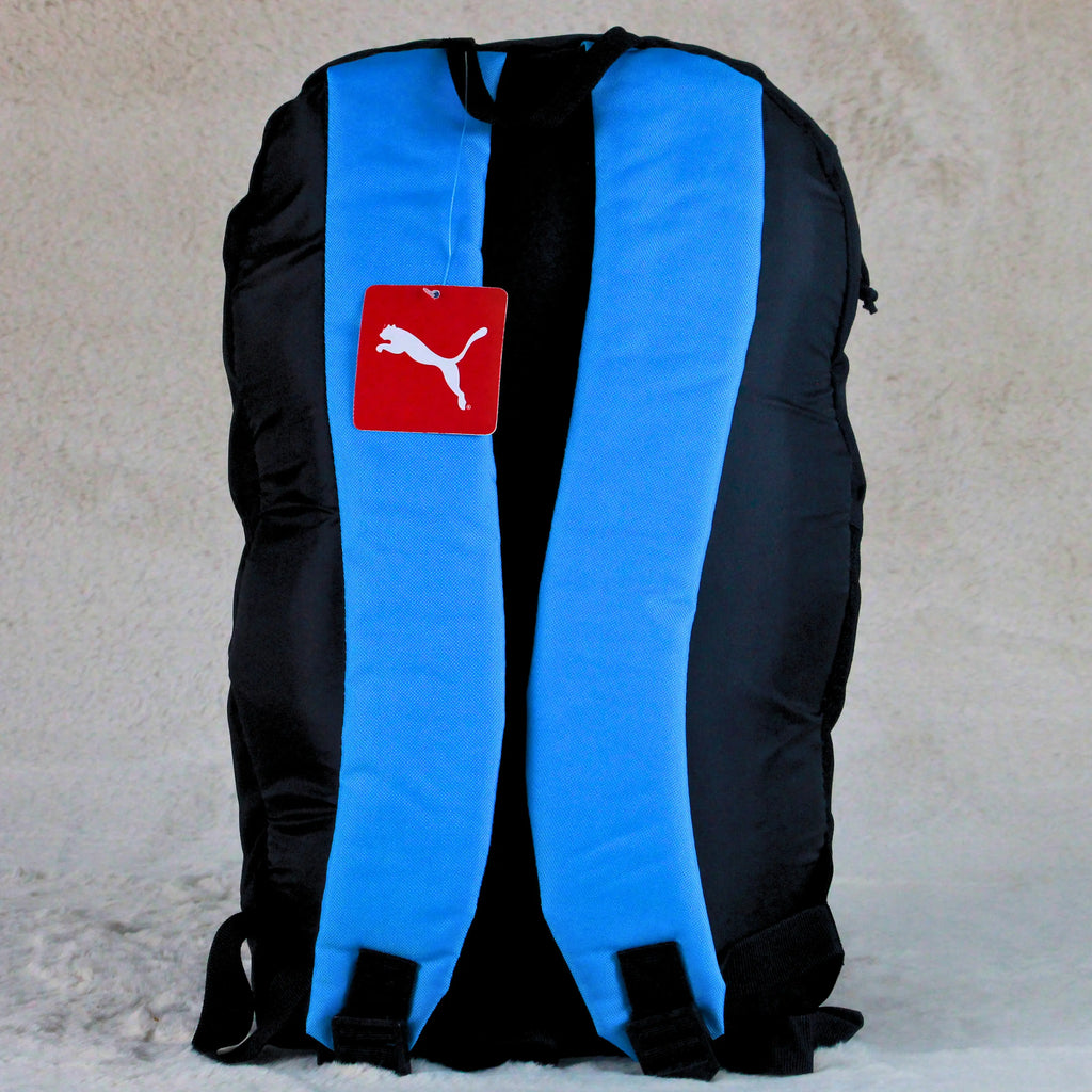 Original Puma Pixel Ice Blue & Black Backpack – Premium Imported