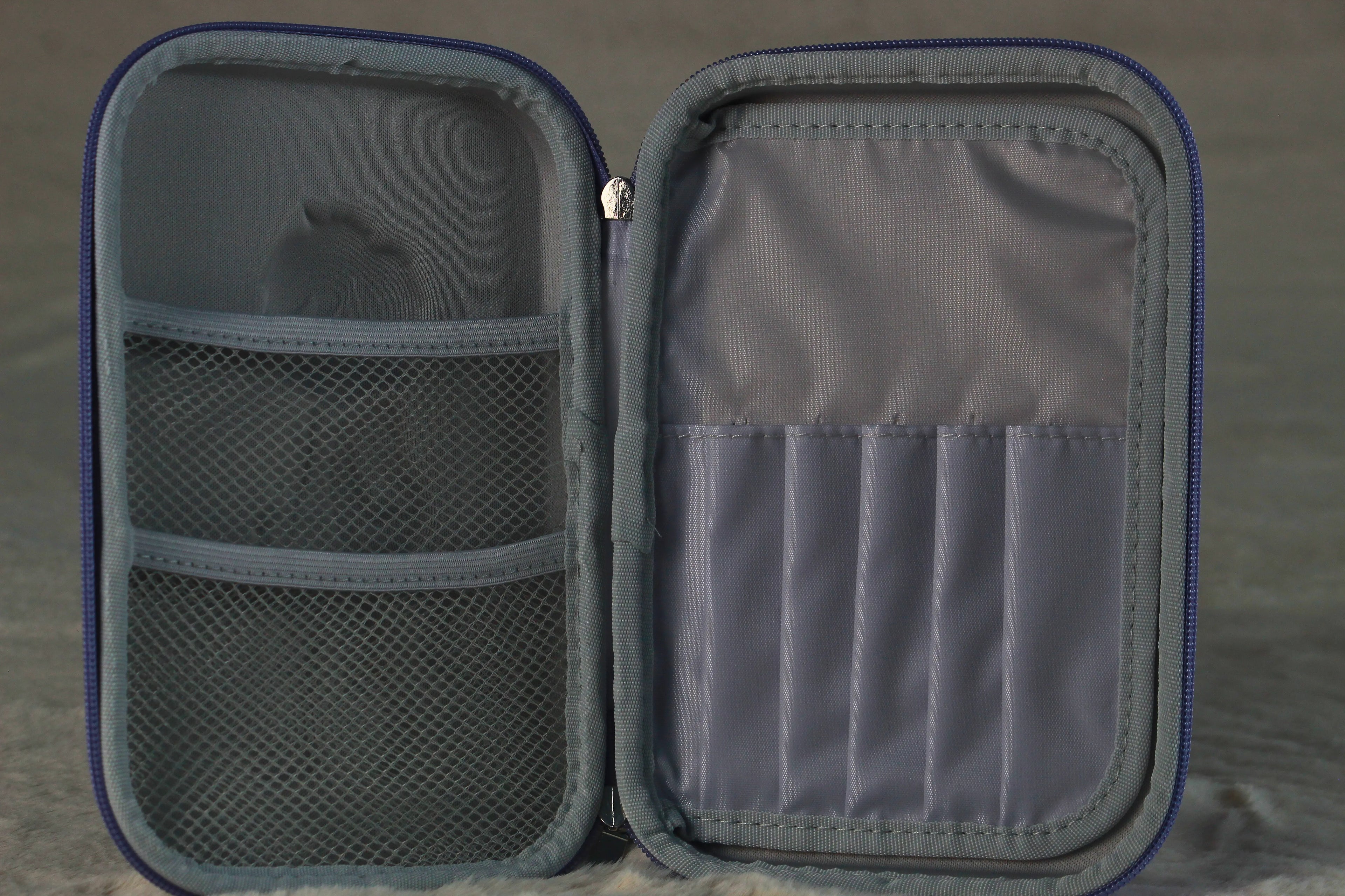 Rock My World Hard Pencil Case – Large Indigo Blue 3D Character School Organizer for Boys