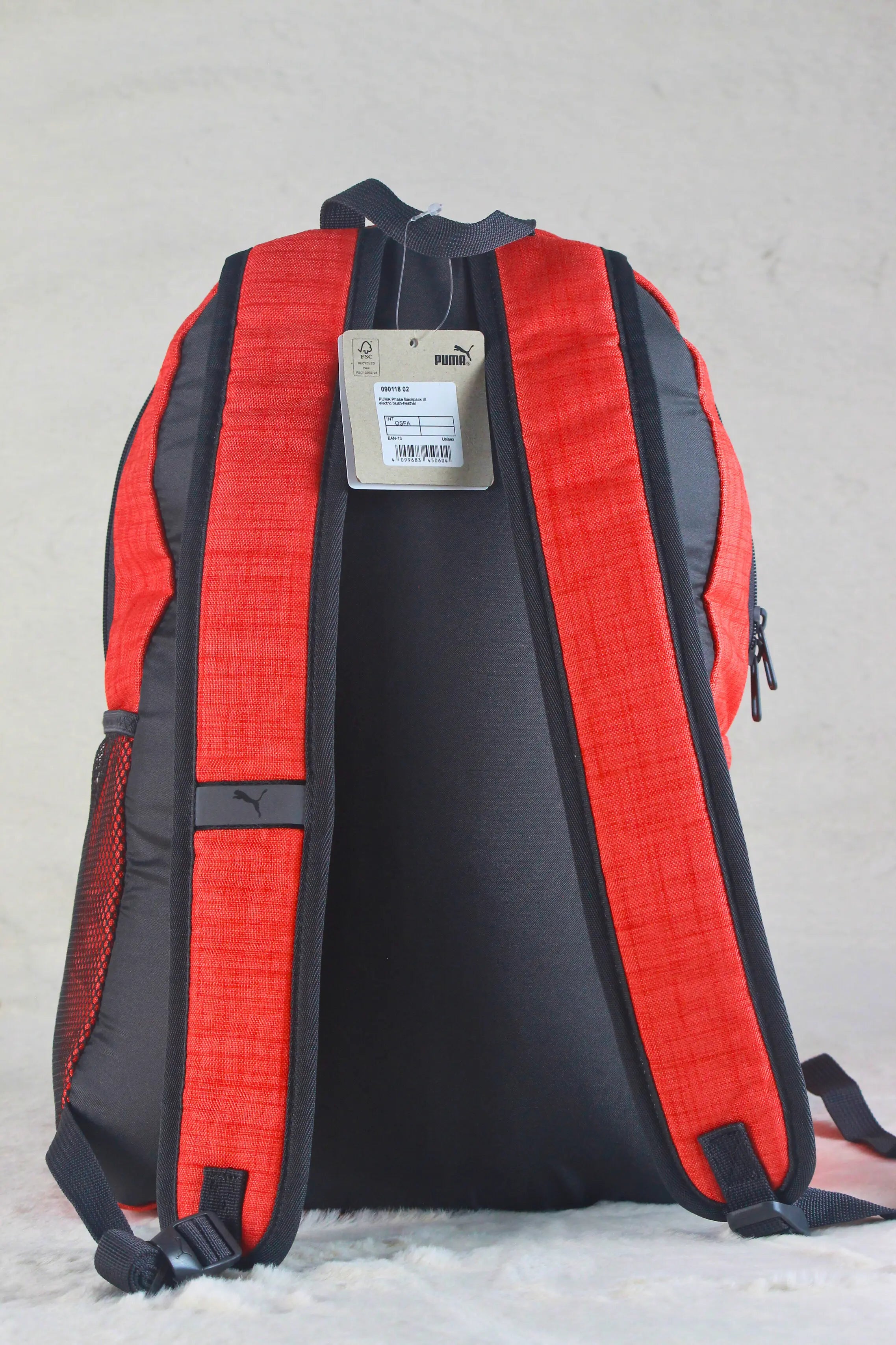 PUMA Sports Backpack – Red | Lightweight School, Travel & Gym Bag