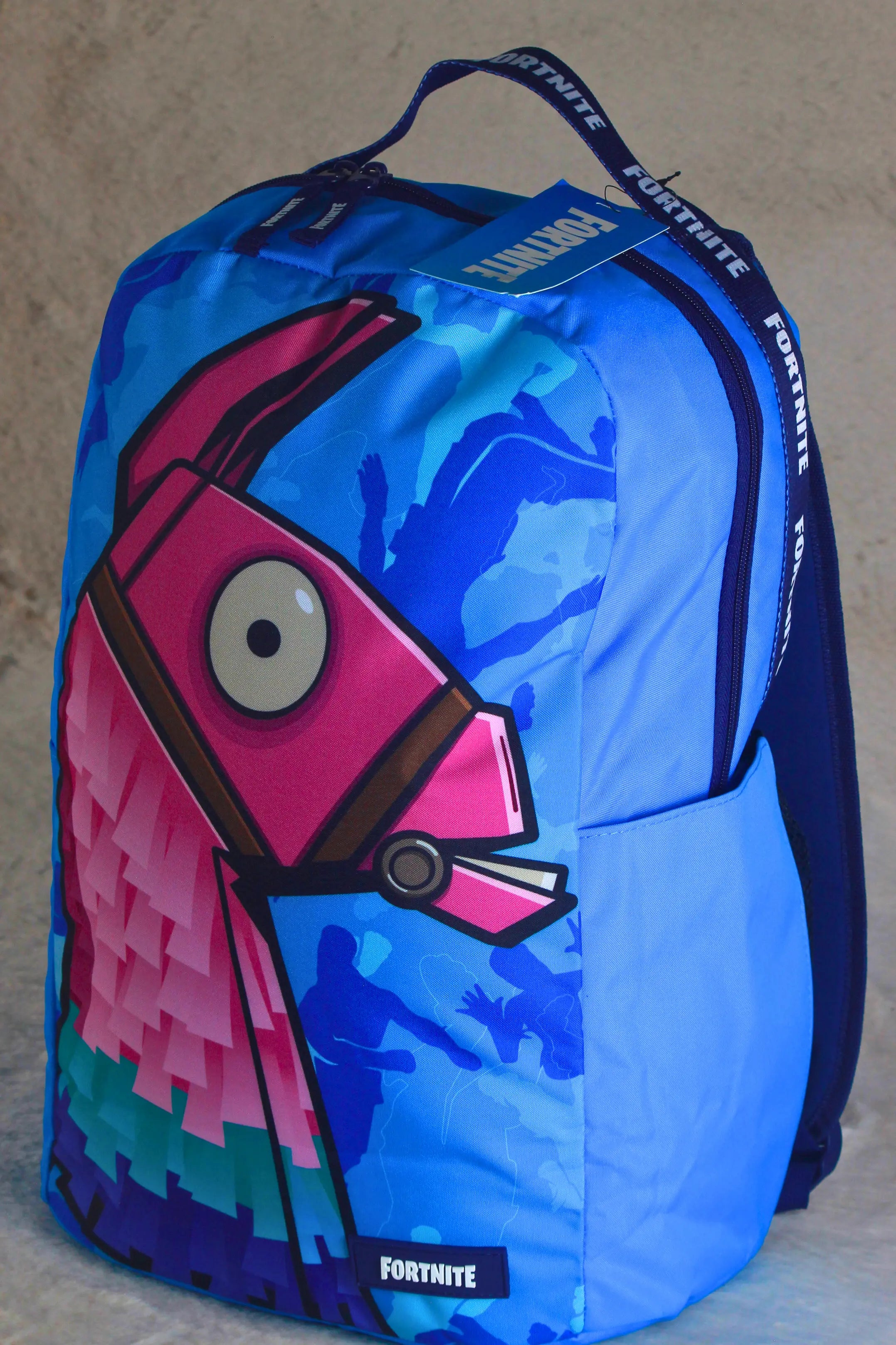 Fortnite Llama Kids Backpack – Blue Gaming Themed School Bag