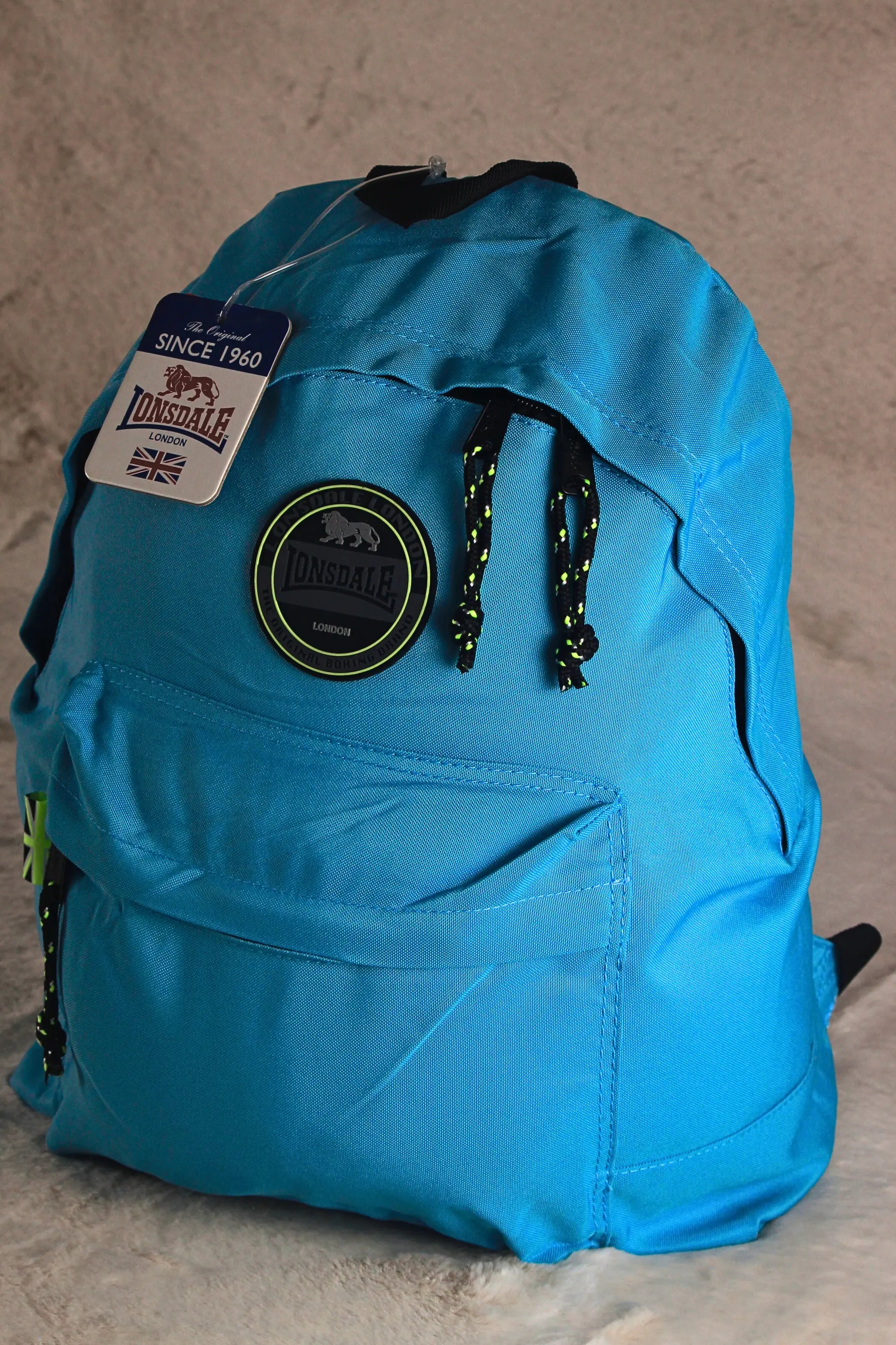 Lonsdale London Blue Sports Backpack | School, Gym & Travel Bag