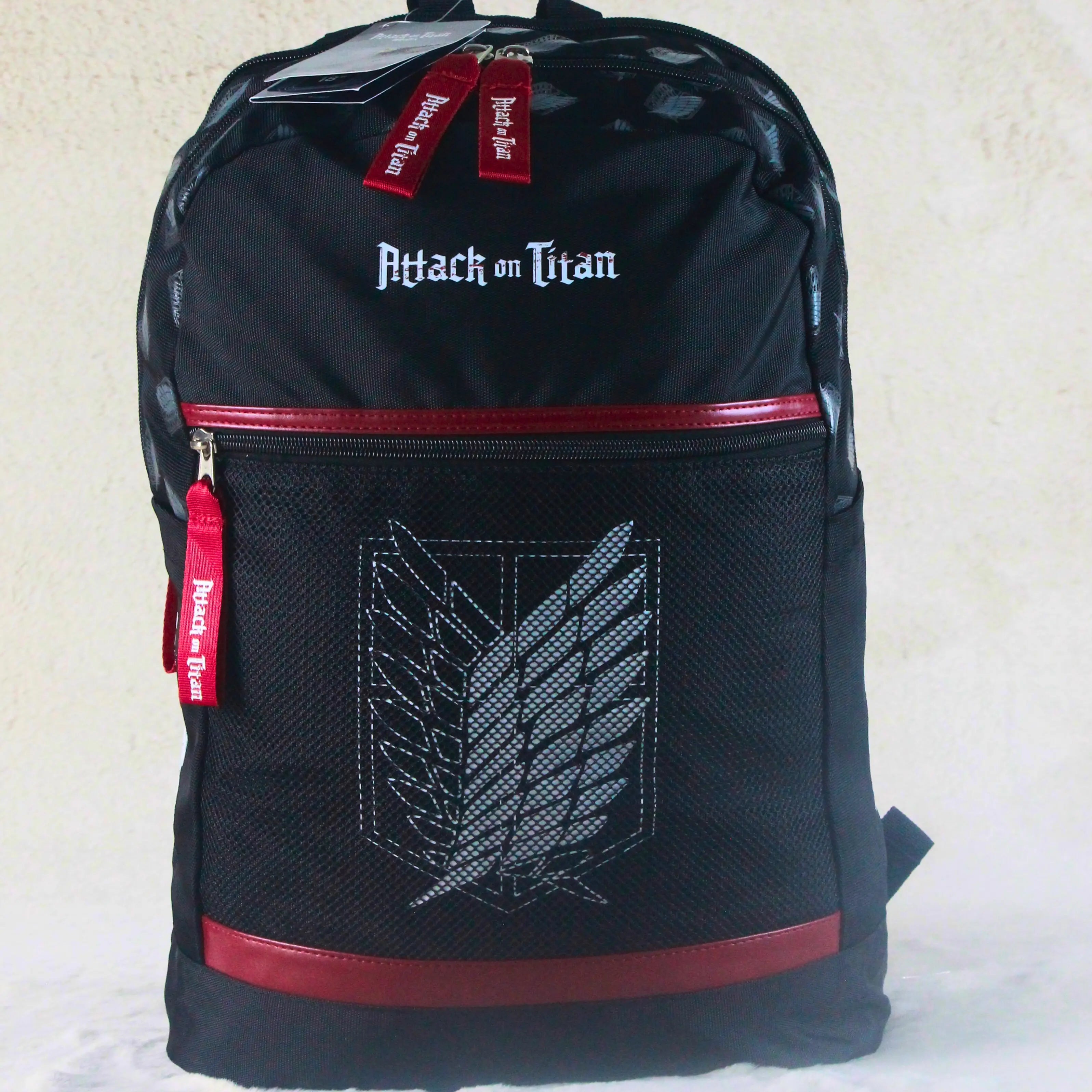 Attack On Titan Anime Backpack – Survey Corps Wings Of Freedom – 18"