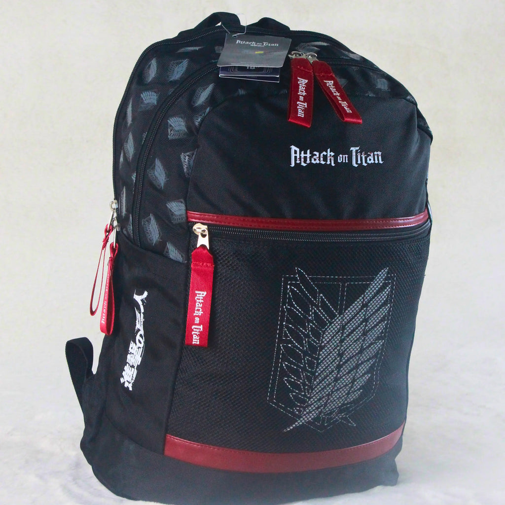 Attack On Titan Anime Backpack – Survey Corps Wings Of Freedom – 18"