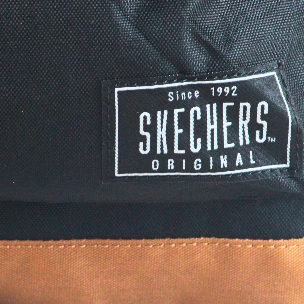 Skechers Matte Pitch Black Backpack – Branded Imported – Daily / University / Travel Use