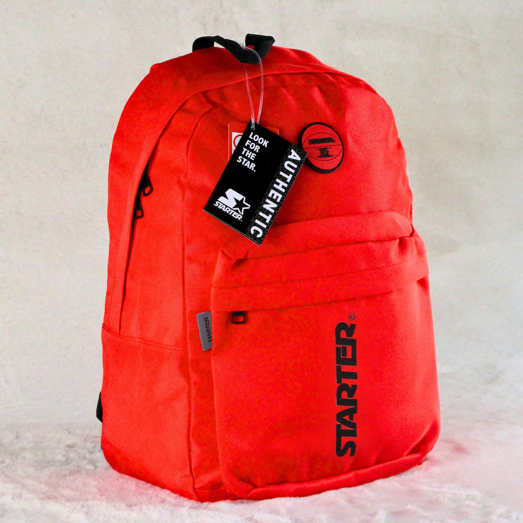 Starter Flame Red Sport Backpack – Branded Imported – University / Training / Travel Ready