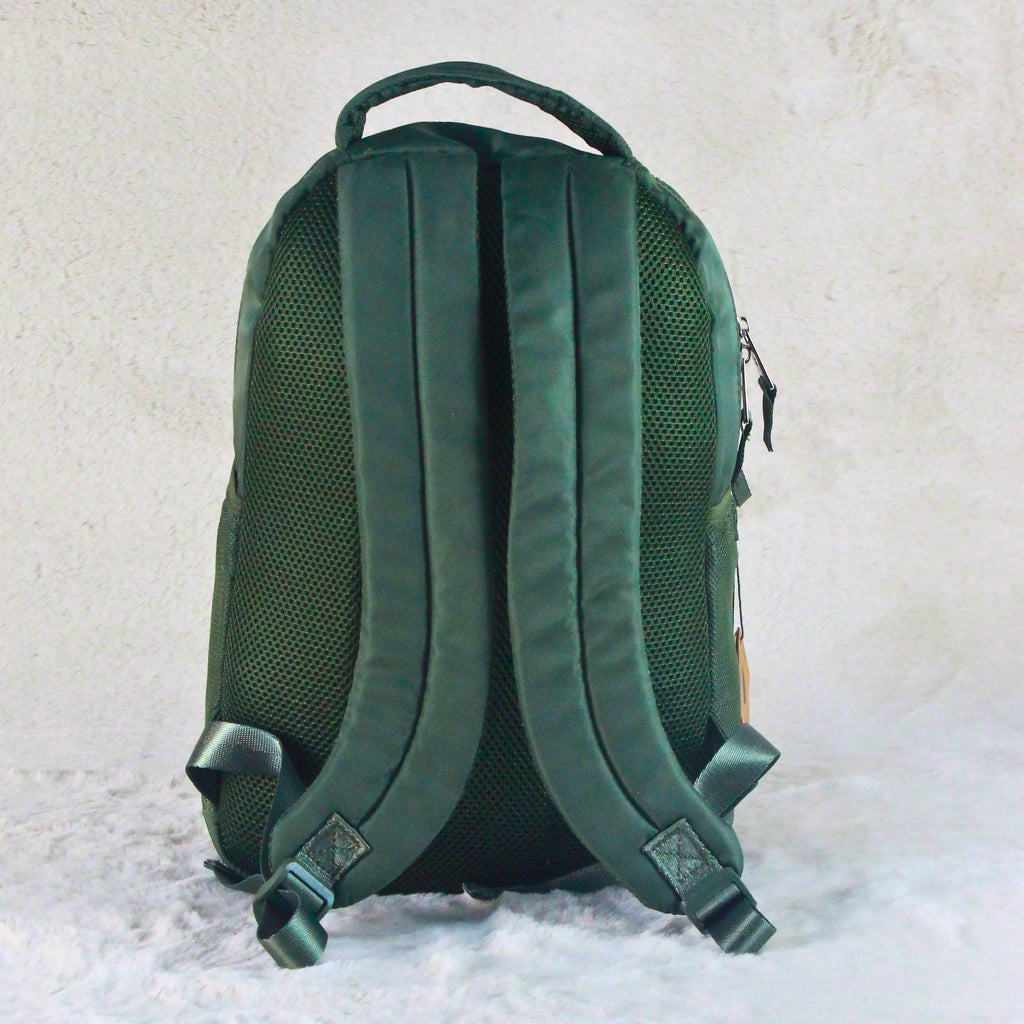 Bearpaw Army Moss Green Trail Backpack – Branded Imported – Outdoor / University / Travel Utility