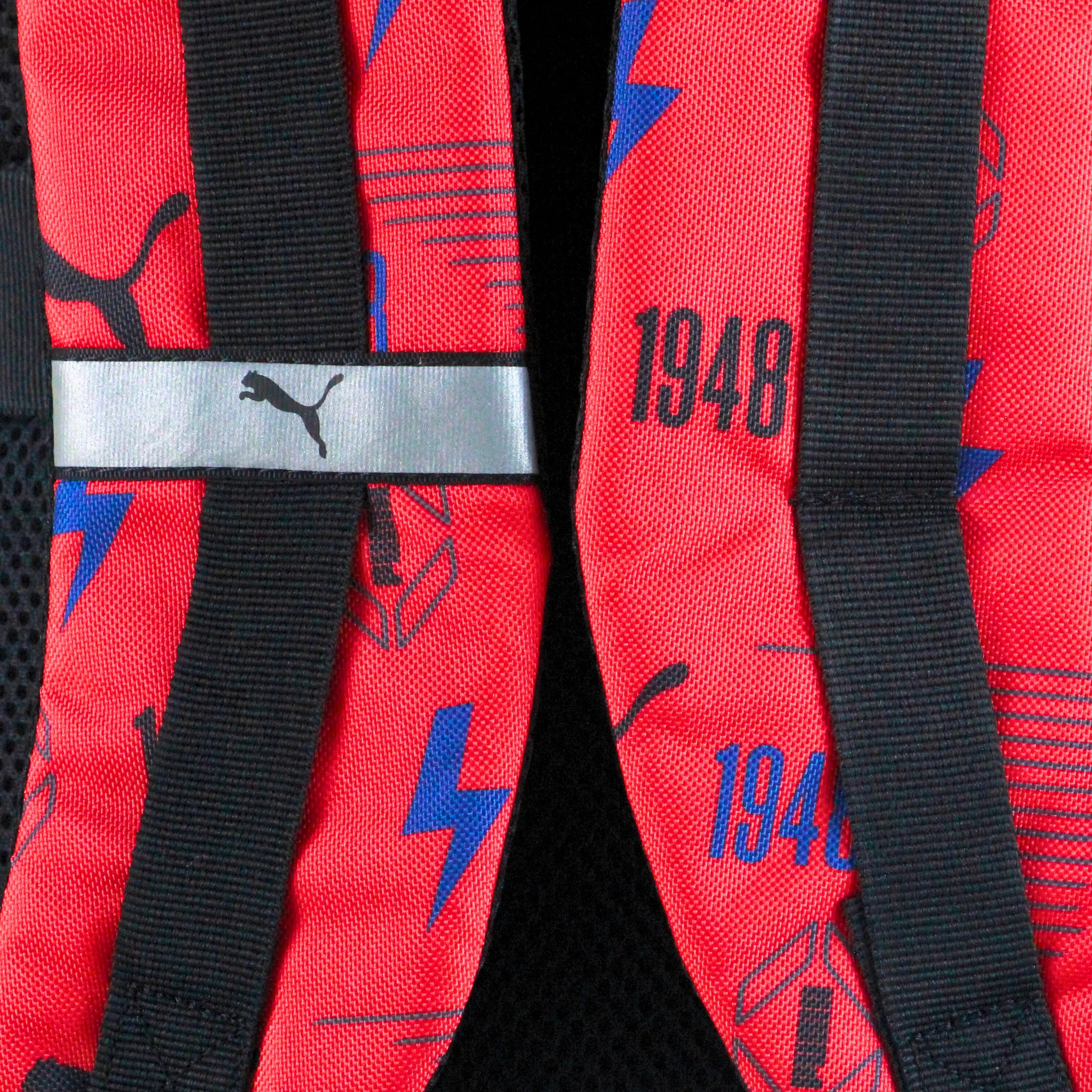 PUMA 1948 Thunder Red Print Backpack – Premium Sports Travel School Bag | Branded Imported