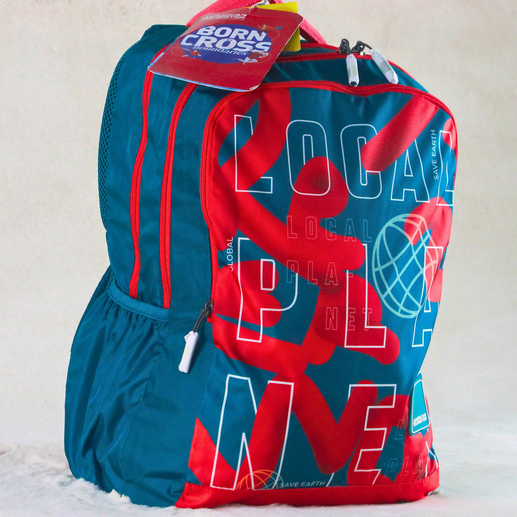 American Tourister Aqua Teal Blue Backpack – Premium Imported