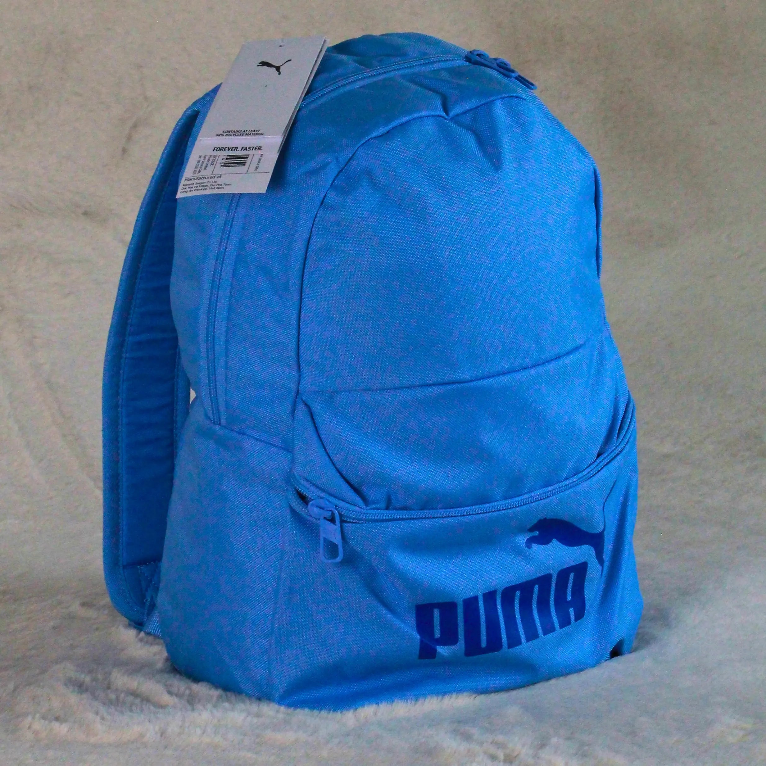 Puma Sky Frost Baby Blue Mini School Backpack – Lightweight Everyday Compact Bag