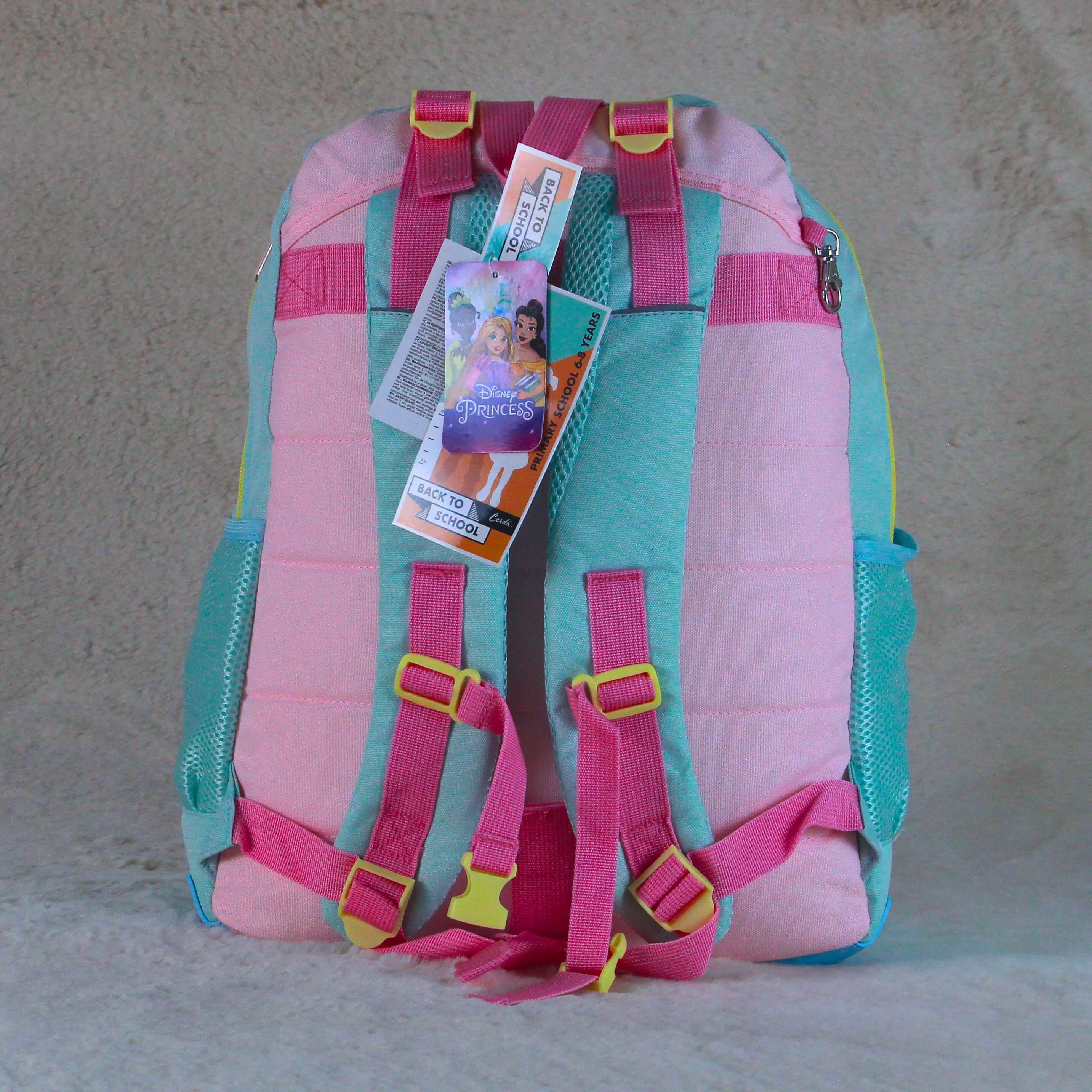 Disney Princess Pastel Comic Graphic Premium School Bag – Kids Girls Backpack – Large Capacity