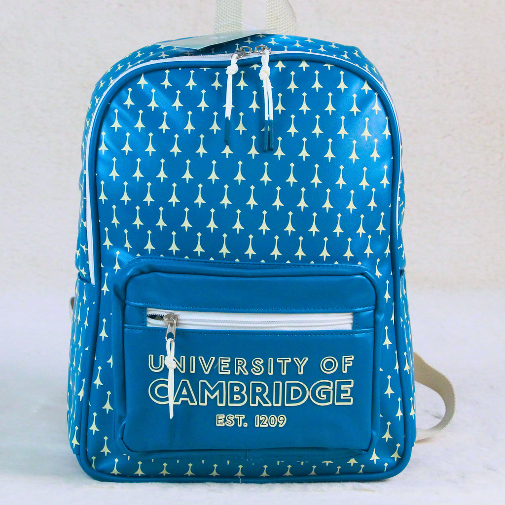 University of Cambridge Blue Backpack – Premium Imported School Bag for Kids | Stylish Printed Design