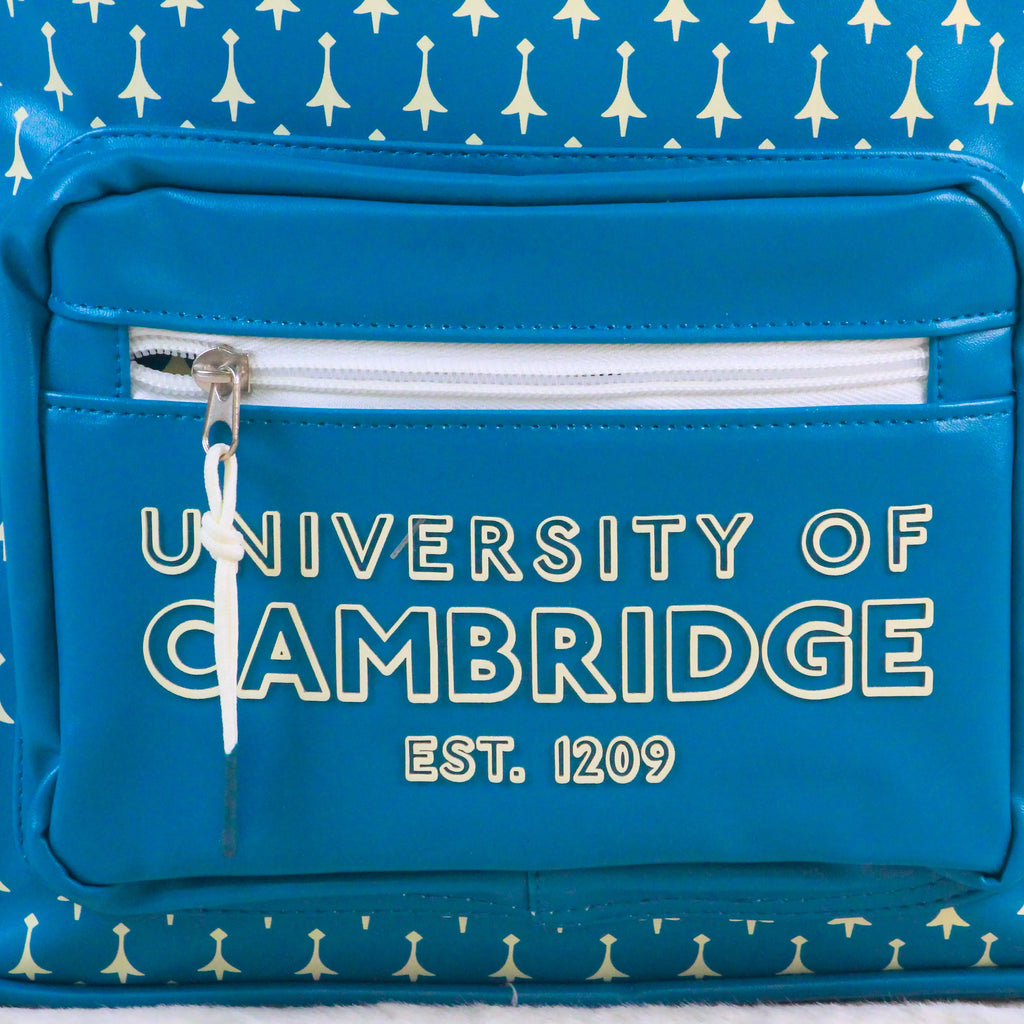 University of Cambridge Blue Backpack – Premium Imported School Bag for Kids | Stylish Printed Design