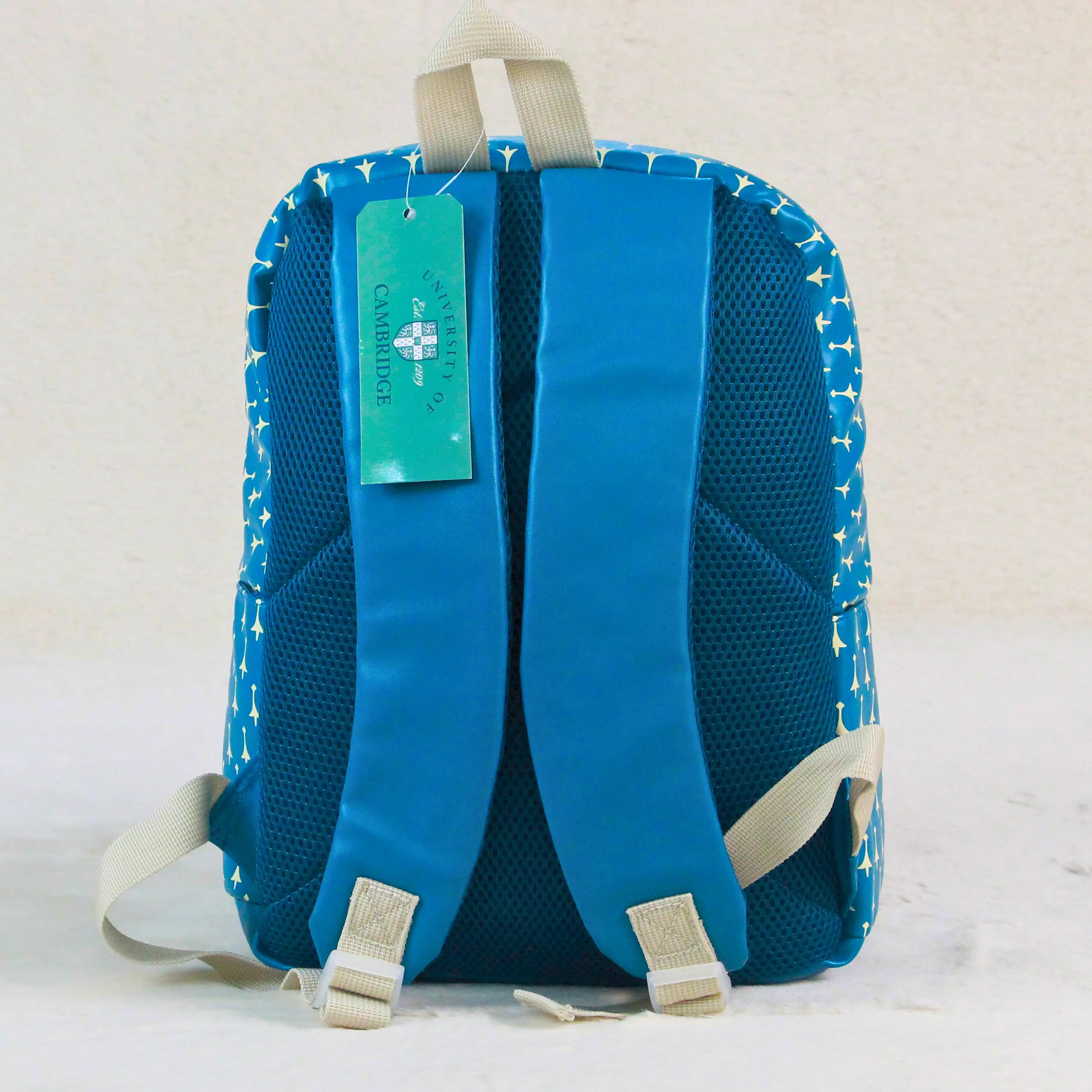 University of Cambridge Blue Backpack – Premium Imported School Bag for Kids | Stylish Printed Design