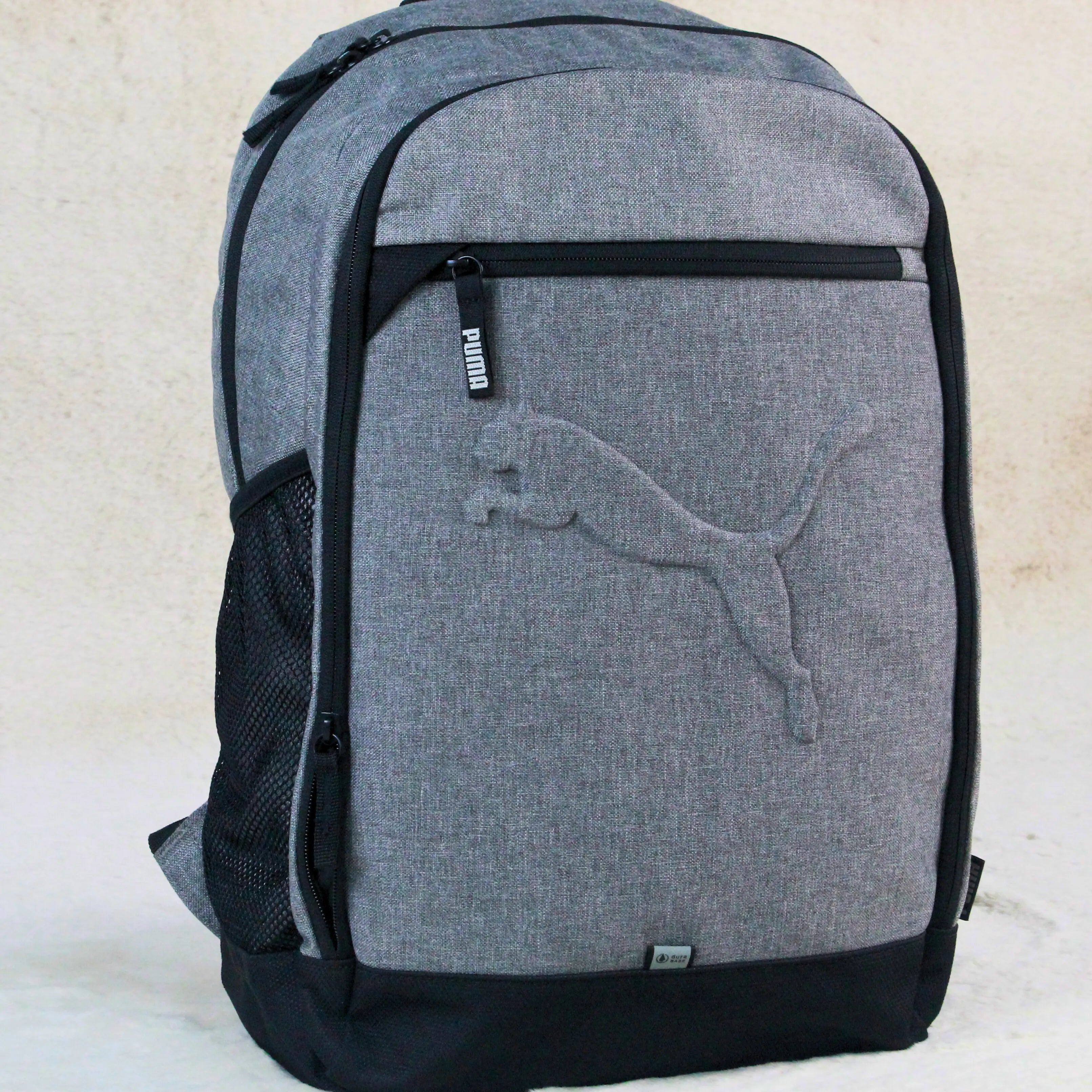 PUMA Buzz Backpack Medium Gray Heather – Imported Unisex School, University & Travel Bag